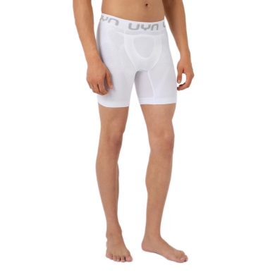 UYN Boxershort Position+ UW 6inch (Natex-Bio-Faser, hoher Tragekomfort) Unterwäsche weiss Herren