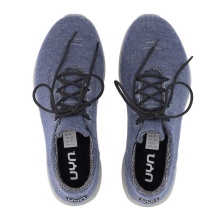 UYN Sneaker-Laufschuhe Living Cloud (Merinowolle, leicht und flexibel) blau melange Herren