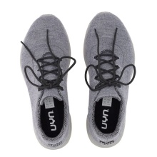 UYN Sneaker-Laufschuhe Living Cloud (Merinowolle, leicht und flexibel) graumelange Herren