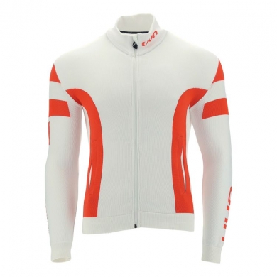 UYN Natyon Funktionsjacke Strick - Knitted 2nd Layer Full Zip - Switzerland weiss Herren