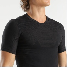 UYN Sport-Tshirt Terracross Shirt mit Shouldercell Knit-Polsterung (Support Fit) Kurzarm 2024 schwarz Herren