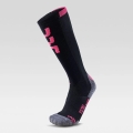 UYN Skisocke Ski Evo Race (dünn, schützend, aus Natex) schwarz/pink Damen- 1 Paar