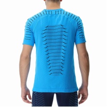 UYN Sport-Tshirt Padel Series Shirt (maximale Bewegungsfreiheit) Kurzarm blau Herren