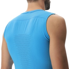 UYN Singlet Energyon Unterhemd ärmellos (leichte Unterwäsche aus biobasiertem NATEX) enganliegend blau Herren