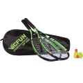Victor VICFUN Speed-Badminton Set 100 (2xSchläger, 3xBälle, 1xTasche) grün