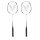 Victor Badmintonschläger AL2200 (98g/ausgewogen/mittel) <b>weiss</b>- besaitet - <b>( 2er SET ) </b>