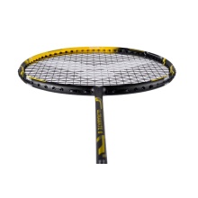 Victor Badmintonschläger Ultramate 9 (grifflastig, steif) schwarz/gelb - besaitet -