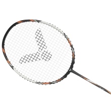 Victor Badmintonschläger Auraspeed 100X TD (kopflastig/steif) schwarz/orange - unbesaitet -