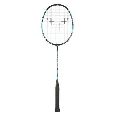 Victor Badmintonschläger ARS Light Fighter 70M (ausgewogen/mittel) skyblau - besaitet -