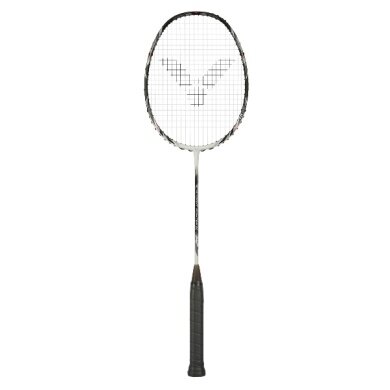 Victor Badmintonschläger TK-Light Fighter 90C (kopflastig/mittel) weiss/schwarz/grau - besaitet -