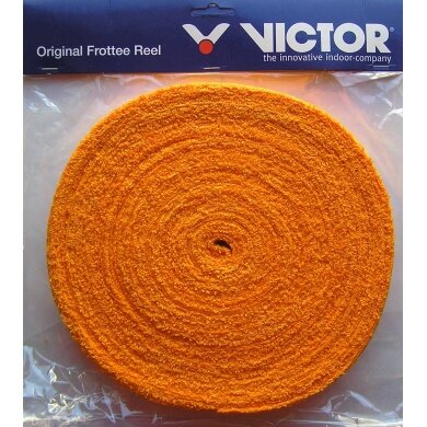 Victor Overgrip Frottee Grip (Übergriffband) orange 12m Rolle