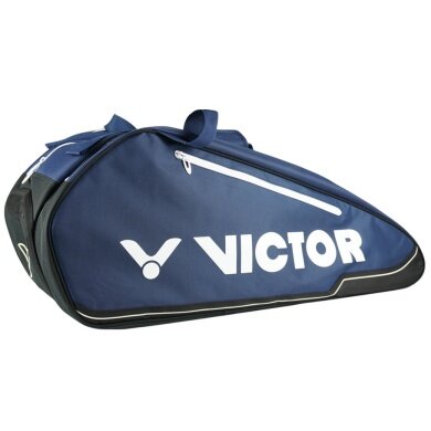 Victor Racketbag Multithermobag 9035B (Schlägertasche, 3 Hauptfächer, Schuhfach) 2025 navyblaublau/schwarz