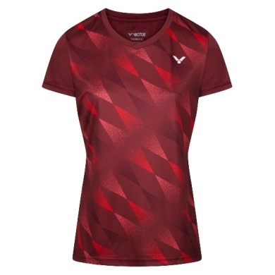 Victor Sport-Shirt T-44102 D (hohe Atmungsaktivität) rot Damen