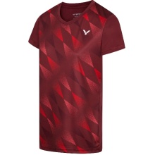Victor Sport-Shirt T-44102 D (hohe Atmungsaktivität) rot Damen