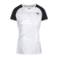 Victor Sport-Shirt T-64101 A (100% Polyester) weiss/schwarz Damen