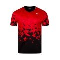 Victor Sport-Tshirt T-53101 D (100% Polyester) rot/schwarz Herren