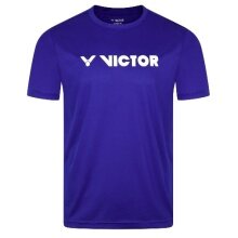 Victor Sport-Tshirt T-43104 B (100% Polyester) blau Herren