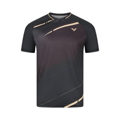 Victor Sport-Tshirt T-63102 C (100% Polyester) schwarz Herren