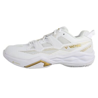 Victor Hallen-Indoorschuhe C60 AX weiss/gold Herren