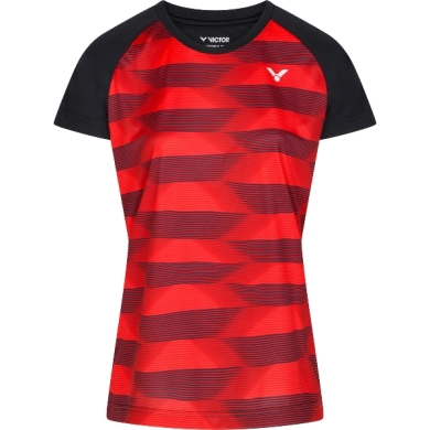 Victor Sport-Shirt T-34102 CD Team Series schwarz/rot Damen