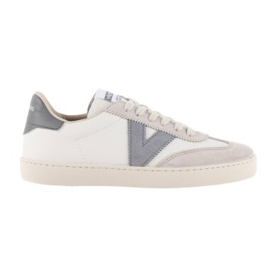 victoria Sneaker Berlin Ciclista (Lederoptik/Velourleder) - weiss/grau