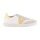 victoria Sneaker Berlin Ciclista (Lederoptik/Velourleder) - weiss/gelb