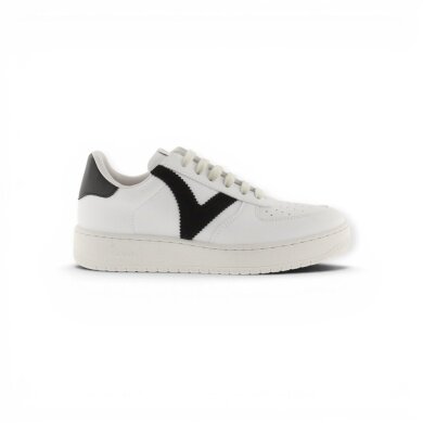 victoria Sneaker Madrid (Lederoptik) - weiss/schwarz