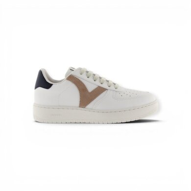 victoria Sneaker Madrid (Lederoptik) - weiss/braun