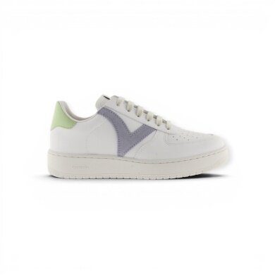 victoria Sneaker Madrid (Lederoptik) - weiss/lila