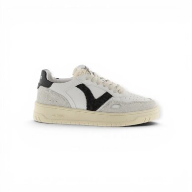 victoria Sneaker Seul Animal (Ledereffekt/Velourleder) - weiss/grau Damen
