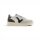 victoria Sneaker Seul (Ledereffekt/Velourleder&Metall) - weiss/khakigrün Damen