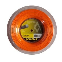 Völkl Tennissaite Cyclone (Haltbarkeit+Spin) orange 200 Meter Rolle