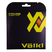 Völkl Tennissaite Cyclone (Haltbarkeit+Spin) orange 12m Set