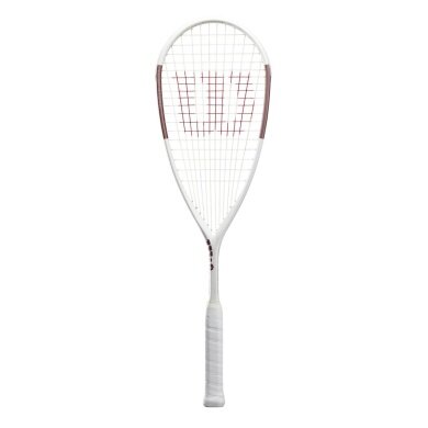 Wilson Squashschläger Tempest Lite (134g/sehr kopflastig) weiss/pink - besaitet -