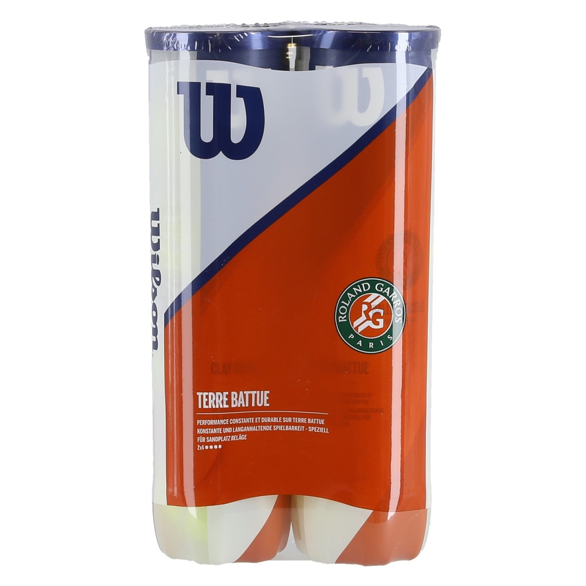 Wilson Tennisbälle Roland Garros Clay Dose 2x4er BiPack online bestellen