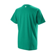 Wilson Tennis-Tshirt Tramline Tech grün Jungen
