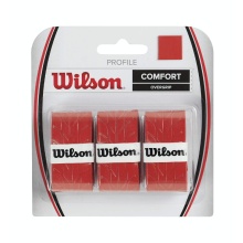 Wilson Overgrip Profile 0.6mm rot 3er
