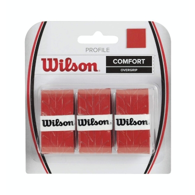 Wilson Overgrip Profile 0.6mm rot 3er