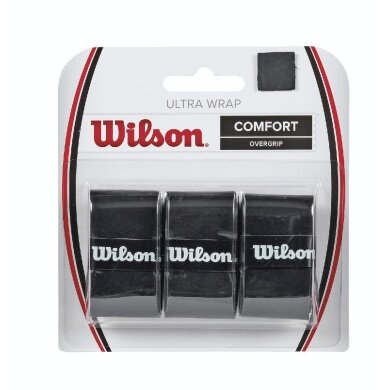 Wilson Overgrip Ultra 0.45mm schwarz 3er