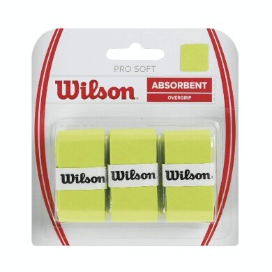 Wilson Overgrip Pro Soft 0.55mm lime 3er