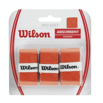 Wilson Overgrip Pro Soft orange 3er