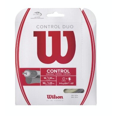 Wilson Tennissaite Control Duo (Wilson NXT Power + Luxilon Alu Power) hybrid 12m Set