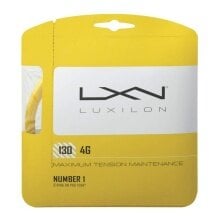Besaitung mit Tennissaite Luxilon 4G (Haltbarkeit+Power) gelb