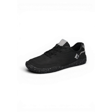 Waldläufer Barfussschuhe H-Boris Nubuk (anatomisch Zehenbox, flexible Sohle) schwarz Herren