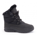 Warmbat Winterschuhe Abbott - Leder, Schafffell Innenfutter, wasserabweisend - schwarz Damen
