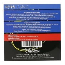WeissCannon Tennissaite Ultra Cable gelb 12m Set