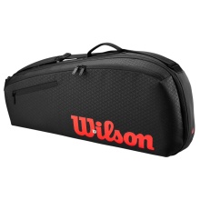 Wilson Tennis-Racketbag Clash V3 (Schlägertasche, 1 Hauptfach) 2025 schwarz 3er
