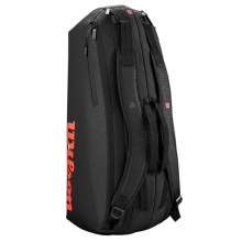Wilson Tennis-Racketbag Clash V3 (Schlägertasche, 2 Hauptfach) 2025 schwarz 6er