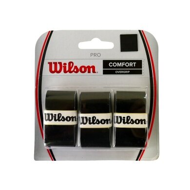 Wilson Overgrip Pro 0.6mm schwarz 3er