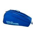 Wilson Racketbag Ultra V5 Tour (Schlägertasche, 2 Hauptfächer, Schuhfach) 2025 elektrikblau 12er
